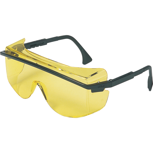Uvex&reg; Astrospec OTG&reg; 3001 Safety Glasses, Amber Lens, Anti-Scratch, ANSI Z87+/Meets/Exceeds CSA Z94.3 Consource