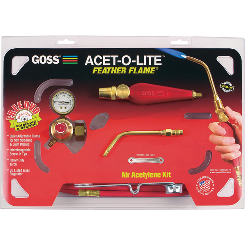 Ensembles de chalumeau pour soudage a&eacute;roac&eacute;tyl&eacute;nique Feather Flame Consource