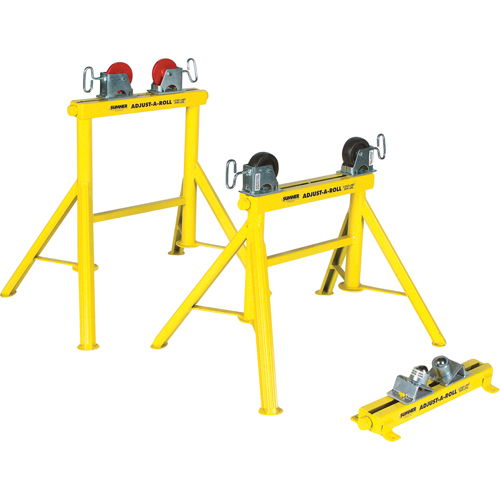 Adjust-A-Rolls&reg; Stand, 1000 lbs. Load Capacity, 36" Pipe Capacity Consource