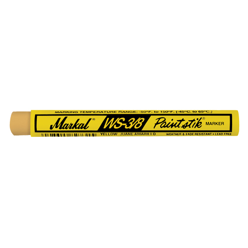 WS-3/8 Paintstik&reg; Paint Marker, Solid Stick, Yellow Consource