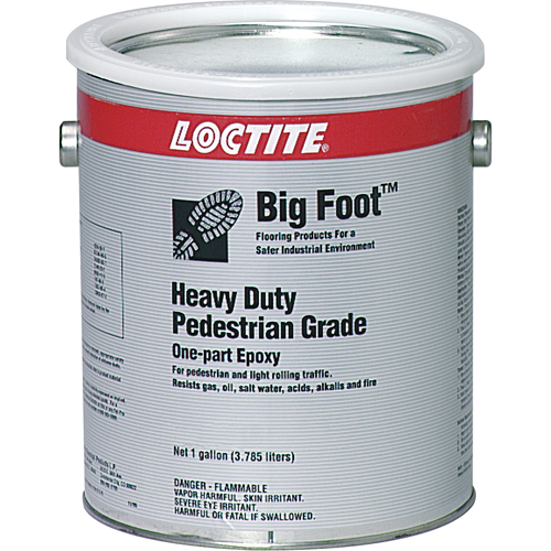 Big Foot Heavy-Duty Pedestrian Grade Anti-Slip Floor Coating, 1 gal., Epoxy-Based, Black Consource