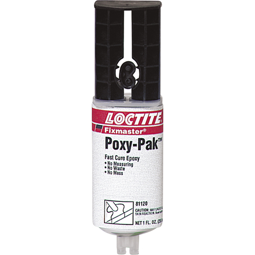 Fixmaster&reg; Fast Cure POXY PAK Adhesive, 92 g, Syringe, Two-Part, Translucent Consource