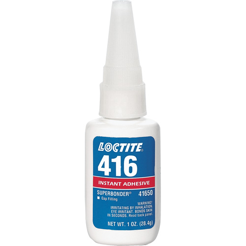 416 Super Bonder&reg; Instant Adhesive, Clear, Bottle, 1 oz. Consource