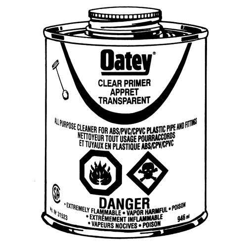 Clear Primer, 946 ml, Brush Top Can Consource