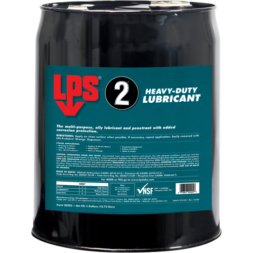 2&reg; Heavy-Duty Lubricant, Pail Consource