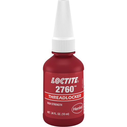 Threadlocker 2760 Instant Adhesive, Red, High, 10 ml, Bottle Consource