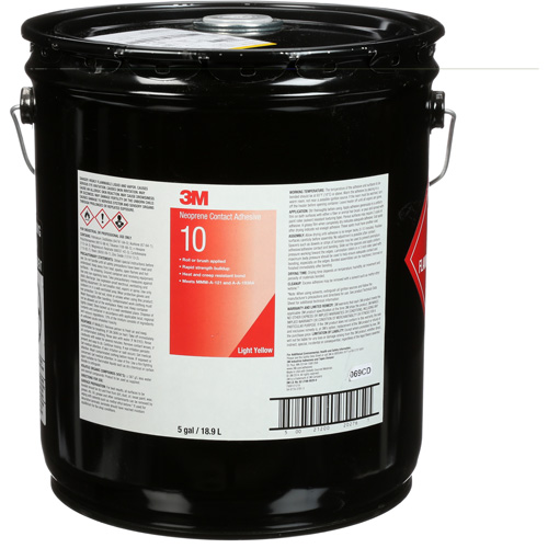 Ten Bond Contact Cement, Pail, 5 gal., Yellow Consource