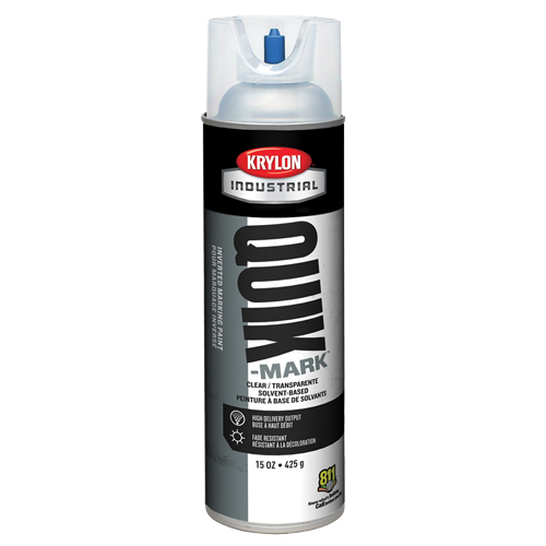 Peinture de marquage industrielle invers&eacute;e &agrave; base de solvant Quik-Mark, 15 oz, Canette a&eacute;rosol Consource