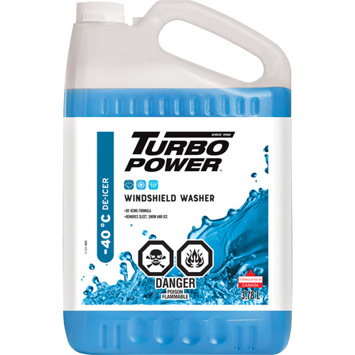 Liquide lave-glace toutes saisons Turbo Power, Cruche, 3,78 L Consource