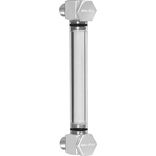 Indicateur de niveau &agrave; liquide en Rond Nylon, Filet&eacute;, 5" lo, 205°F (96,11° C) Consource