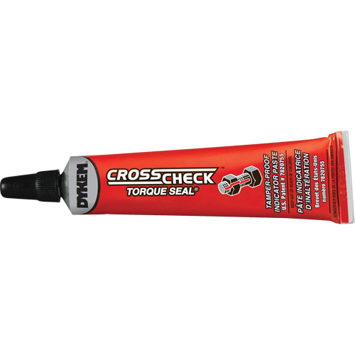 Cross Check Torque Seal&reg; Tamper-Proof Indicator Paste, 1 oz., Tube, Red Consource