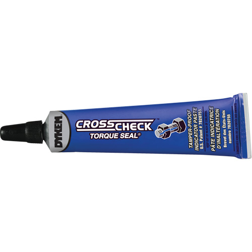 Cross Check Torque Seal&reg; Tamper-Proof Indicator Paste, 1 fl. oz., Tube, Blue Consource
