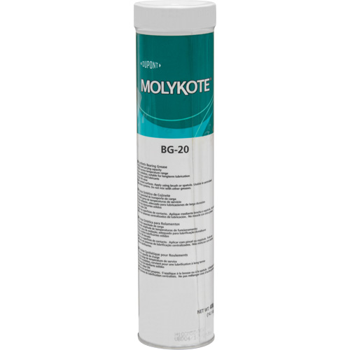 Graisse de roulement haute performance Molykote BG 20, 400 g, Cartouche Consource