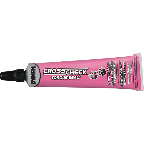 Cross Check Torque Seal&reg; Tamper-Proof Indicator Paste, 1 fl. oz., Tube, Pink Consource
