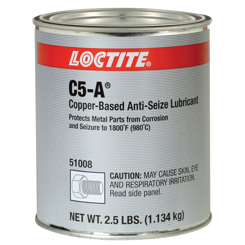 Loctite&reg; 8008 C5-A Copper Anti-Seize Lubricant, 2.5 lbs., Can, 1800°F (982°C) Max Temp. Consource