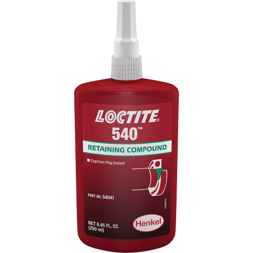 Loctite&reg; 540 Retaining Compound, 250 ml, Bottle, Blue Consource