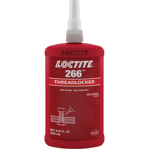 266 Threadlocker, Red, High, 250 ml, Bottle Consource