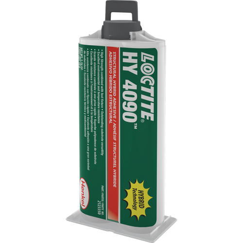 HY 4090 Structural Repair Hybrid Adhesive, Two-Part, Dual Cartridge, 50 g, Off-White Consource