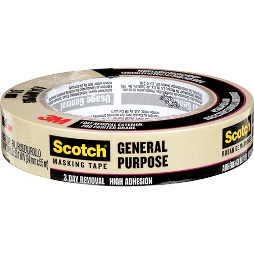 Ruban-cache &agrave; usage g&eacute;n&eacute;ral 2020 Scotch 2020, 24 mm (1") x 55 m (180'), Havane Consource