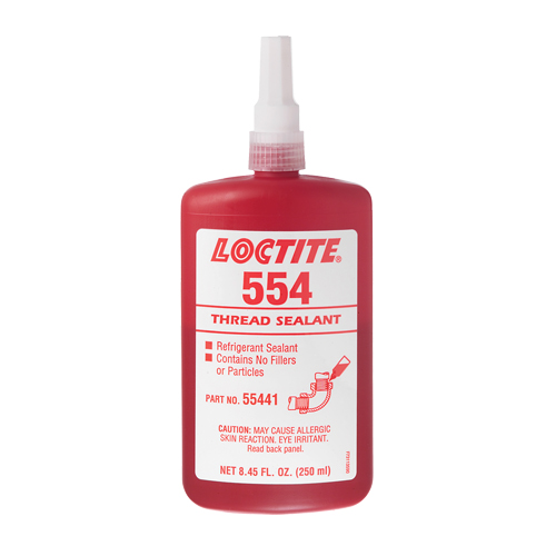 554 Thread Sealant, Bottle, 10 ml, -53.89° C - 148.89° C/-65°F - 300°F Consource