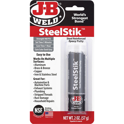 SteelStik Epoxy, 2 oz., Stick, Grey Consource