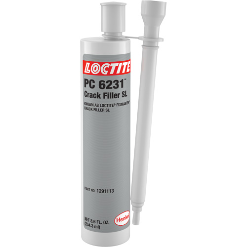 Bouche-fentes SL Loctite Fixmaster, 8,6 oz liq., Cartouche double, Gris Consource
