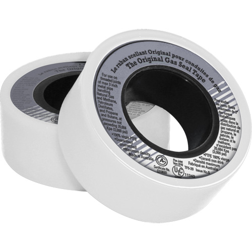 Ruban d'&eacute;tanch&eacute;it&eacute; pour filet en PTFE, 480" lo x 3/4" la, Blanc Consource
