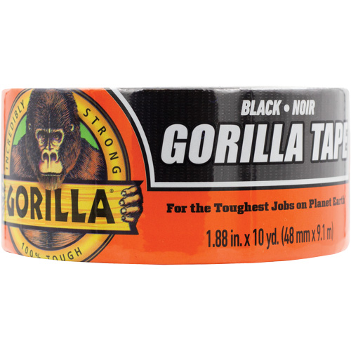 Duct Tape, 17 mils, Black, 48 mm (2") x 9.14 m (30') Consource