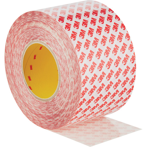Double-Sided Adhesive Tape, Polyester, 100 mm (3.93") W x 50 m (164') L, 8 mils Thick Consource