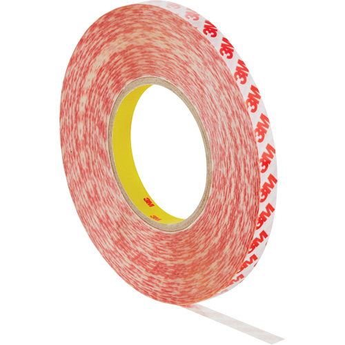 Double-Sided Adhesive Tape, Polyester, 12 mm (0.47") W x 50 m (164') L, 8 mils Thick Consource