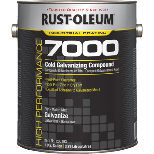 Compos&eacute; de galvanisation &agrave; froid performant du syst&egrave;me 7200, Gallon Consource