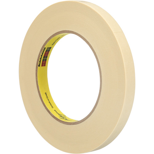 Scotch&reg; High-Performance Masking Tape 232, 12 mm (1/2") x 55 m (180'), Tan Consource
