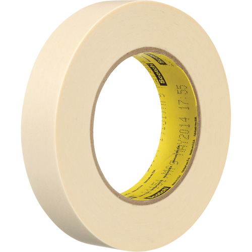 Scotch&reg; Flatback Masking Tape, 24 mm (1") x 55 m (180'), Tan Consource