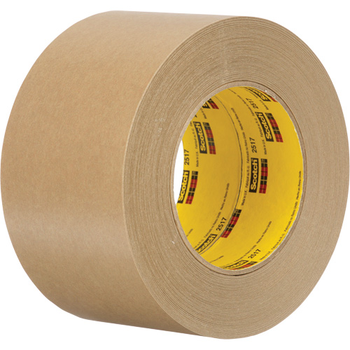 Scotch&reg; Flatback Masking Tape 2517, 72 mm (2-27/32") x 55 m (180'), Tan Consource