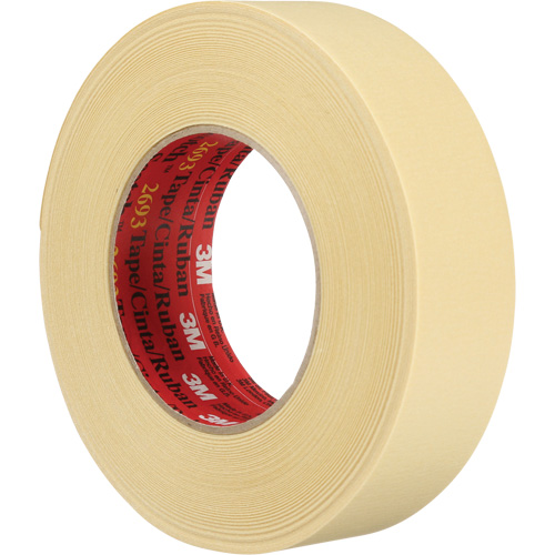 Scotch&reg; High-Performance Masking Tape 2693, 36 mm (1-1/2") x 55 m (180'), Tan Consource