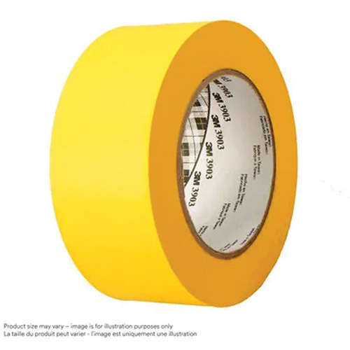 Ruban pour conduites en vinyle 3903, 76 mm (3") la x 45,75 m (150') lo, 6,5 mils, Jaune Consource