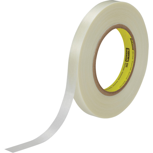 Scotch&reg; Filament Tape, 6.6 mils Thick, 9 mm (0.35") x 55 m (180')  Consource