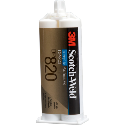 Adh&eacute;sif acrylique Scotch-Weld, Deux composants, Cartouche double, 400 ml, Blanc cass&eacute; Consource