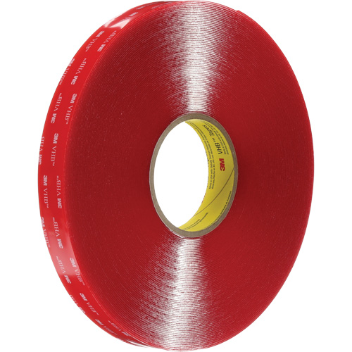 VHB Tape, 33 m (108') L x 18 mm (3/4") W, 40 mils, Acrylic Consource