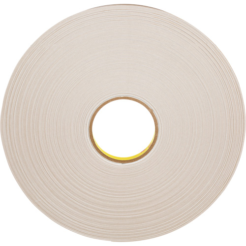 Double-Coated Foam Tape, 66 m (216') L x 12.7 mm (1/2") W, 31 mils, Polyethylene Consource