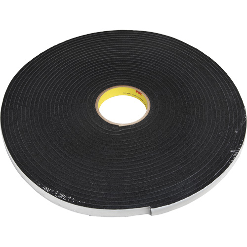 Double-Coated Foam Tape, 33 m (108') L x 12.7 mm (1/2") W, 62 mils, Polyethylene Consource