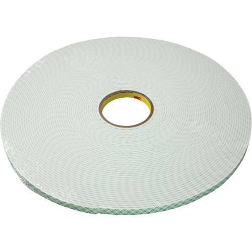 Double-Coated Urethane Foam Tape, 16.5 m (54') L x 25.4 mm (1") W, 25 mils, Urethane Consource