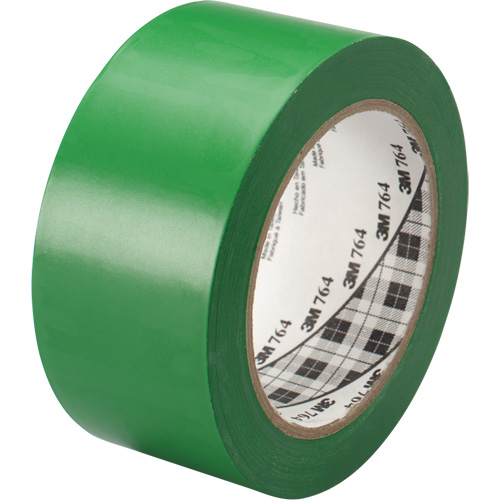 Ruban en vinyle pour travaux g&eacute;n&eacute;raux 764, 25,4 mm (1") la x 32,9 m (108') lo, 5 mils, Vert Consource