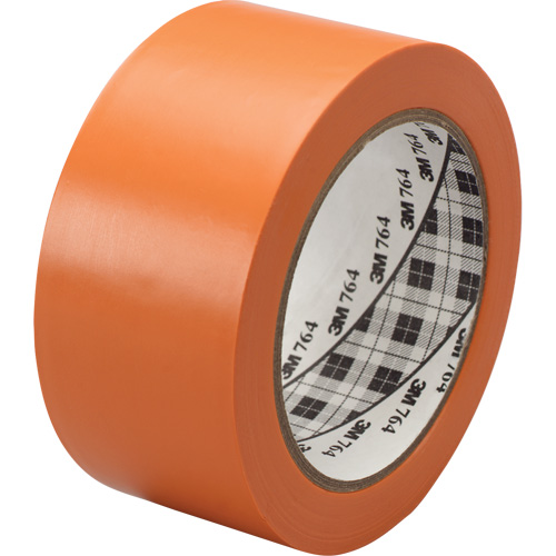 Ruban en vinyle pour travaux g&eacute;n&eacute;raux 764, 25,4 mm (1") la x 32,9 m (108') lo, 5 mils, Orange Consource