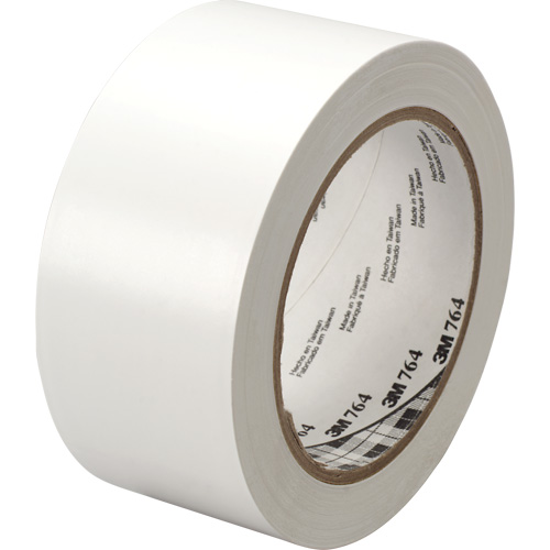 Ruban en vinyle pour travaux g&eacute;n&eacute;raux 764, 25,4 mm (1") la x 32,9 m (108') lo, 5 mils, Blanc Consource