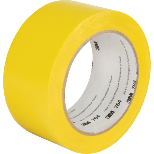 Ruban en vinyle pour travaux g&eacute;n&eacute;raux 764, 50,8 mm (2") la x 32,9 m (108') lo, 5 mils, Jaune Consource