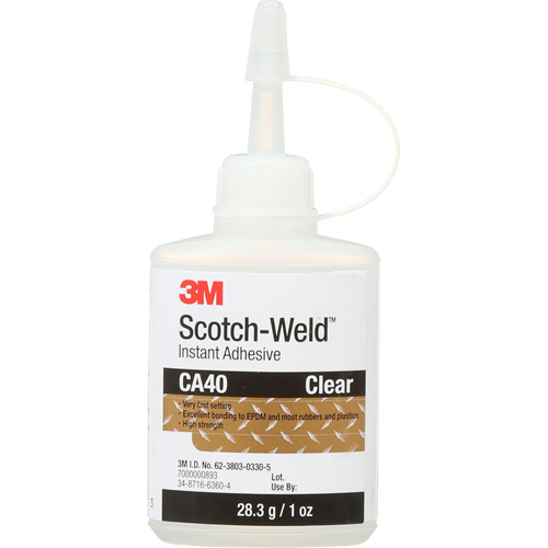 Adh&eacute;sif instantan&eacute;, 1 oz, Bouteille, Jaune Consource