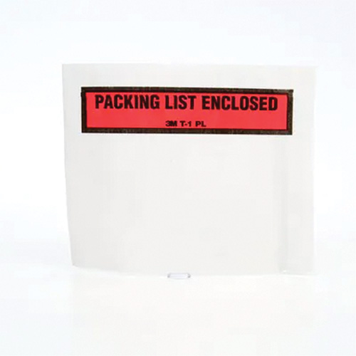 Pochette pour bordereau d'exp&eacute;dition, 5-1/2" lo x 4-1/2" la, Style Insertion par extr&eacute;mit&eacute; Consource