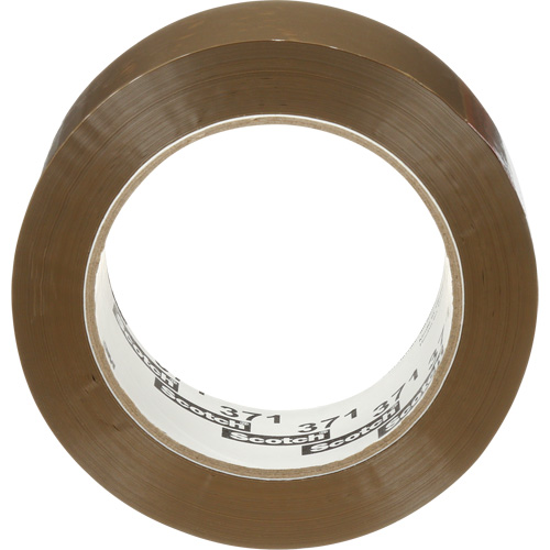 Scotch&reg; Box Sealing Tape 371, Hot Melt Adhesive, 1.9 mils, 48 mm (2") x 100 m (328') Consource