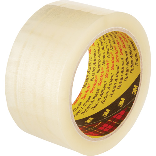 Scotch&reg; Box Sealing Tape 371, Hot Melt Adhesive, 1.9 mils, 48 mm (2") x 100 m (328') Consource
